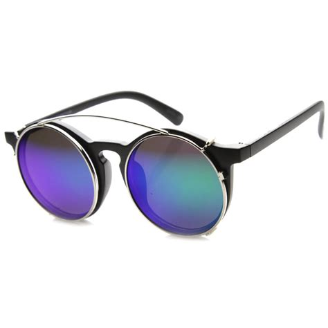 circular clip on sunglasses